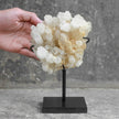 Beautiful Quartz Crystal cluster on a custom stand CC/040