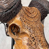 Carved Ram Skull with Badong motif on stand - Skull,A/162