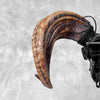 Carved Ram Skull with Star Mandala motif on stand - Skull,A/182