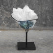 Beautiful Quartz Crystal cluster on a custom stand CC/007