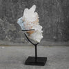 Beautiful Quartz Crystal cluster on a custom stand CC/010