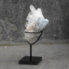 Beautiful Quartz Crystal cluster on a custom stand CC/010