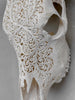 Bull Skull Carved Fern - Skull,A/151