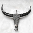 Caved Waterbuffalo Skulls with Ketimun Lotus Carving Skull,A/181