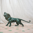 Lion Roaring Dark Patinated