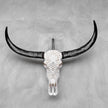 Caved Waterbuffalo Skulls with Big lotus Carving Skull,A/188