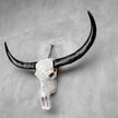 Caved Waterbuffalo Skulls with Big lotus Carving Skull,A/188