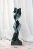 Lady Cubist Patinated Blue Bronze