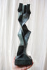 Lady Cubist Patinated Blue Bronze