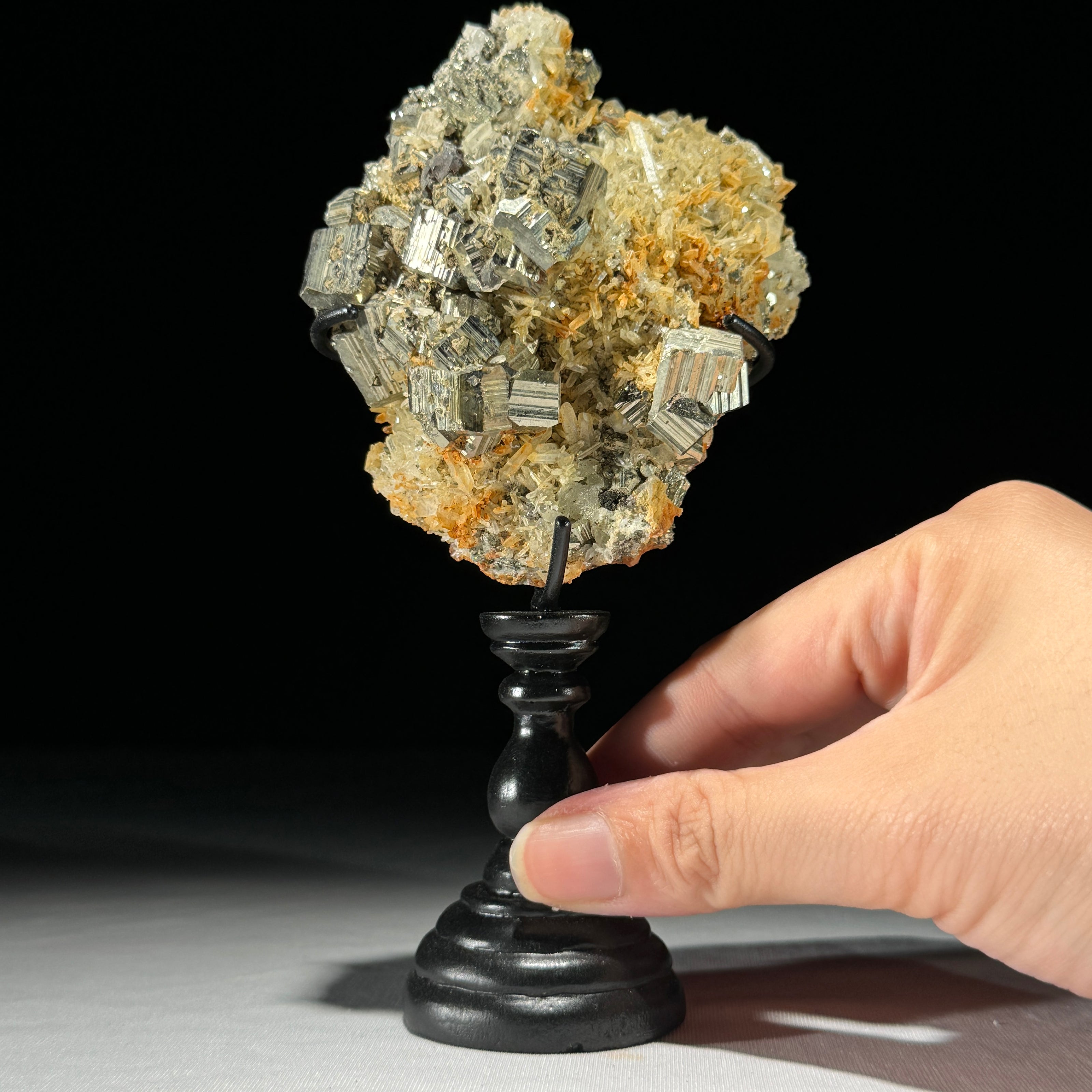 Pyrite Cluster  carving F2/275