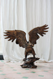 Eagle Sculpture Brown Bronze - Large