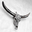 Caved Waterbuffalo Skulls with Skull And Octopus Carving Skull,A/180