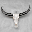 Caved Waterbuffalo Skulls with Big lotus Carving Skull,A/171