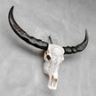 Caved Waterbuffalo Skulls with Big lotus Carving Skull,A/171