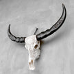Caved Waterbuffalo Skulls with Big lotus Carving Skull,A/171