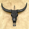 Black Carved Buffalo Skulls with Flower Mandala motif | Skull,A/187