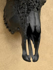 Black Carved Buffalo Skulls with Flower Mandala motif | Skull,A/187