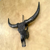 Black Carved Buffalo Skulls with Flower Mandala motif | Skull,A/187