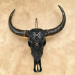 Caved Waterbuffalo Skulls with Infinity Carving Skull,A/169