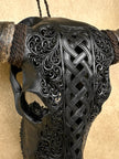 Caved Waterbuffalo Skulls with Infinity Carving Skull,A/169