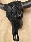Caved Waterbuffalo Skulls with Infinity Carving Skull,A/169