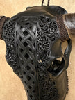 Caved Waterbuffalo Skulls with Infinity Carving Skull,A/169