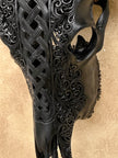 Caved Waterbuffalo Skulls with Infinity Carving Skull,A/169