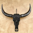 Caved Waterbuffalo Skulls with Flower Mandala Carving Skull,A/168