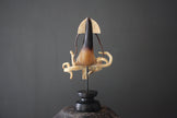 A Stunning Hand Carved Octopus With Horn on a Stand - 22/EX/380