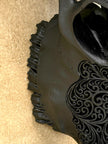 Caved Waterbuffalo Skulls with Flower Mandala Garis Carving Skull,A/167