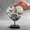 Wonderful Zebra Crystal Heart-Shaped on a custom stand CH/514