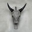 Cow Carved Tradball - Skull,A/012