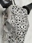 Cow Carved Tradball - Skull,A/012