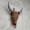 Cow & Horns Carved Badong - Skull,A/039