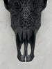 Cow & Horns Carved Small Lotus - Skull,A/036