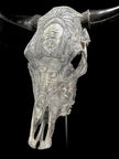 Bull Skull Carved Indian - Skull,A/153