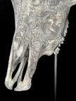 Bull Skull Carved Indian - Skull,A/153