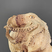 Tamarind Wood Skull with Carved Tentacles - 6A/098