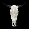 Bull Skull Carved Mandala Boho - Skull,A/149
