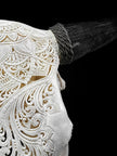 Bull Skull Carved Mandala Boho - Skull,A/149