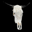 Bull Skull Carved Mandala Boho - Skull,A/149