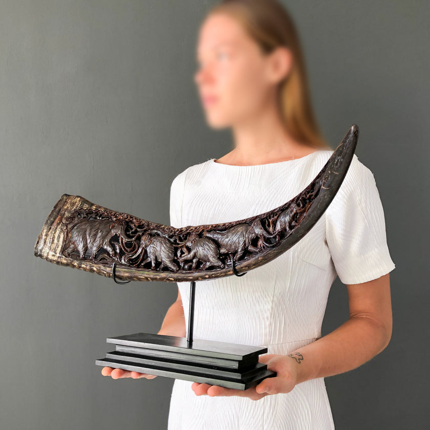 Carved Horns  21/EX/368