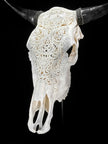 Bull Skull Carved Mandala Boho - Skull,A/149