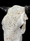 Bull Skull Carved Mandala Boho - Skull,A/149