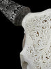 Fully carved cow skulls with Small Lotus Carving Skull,A/179