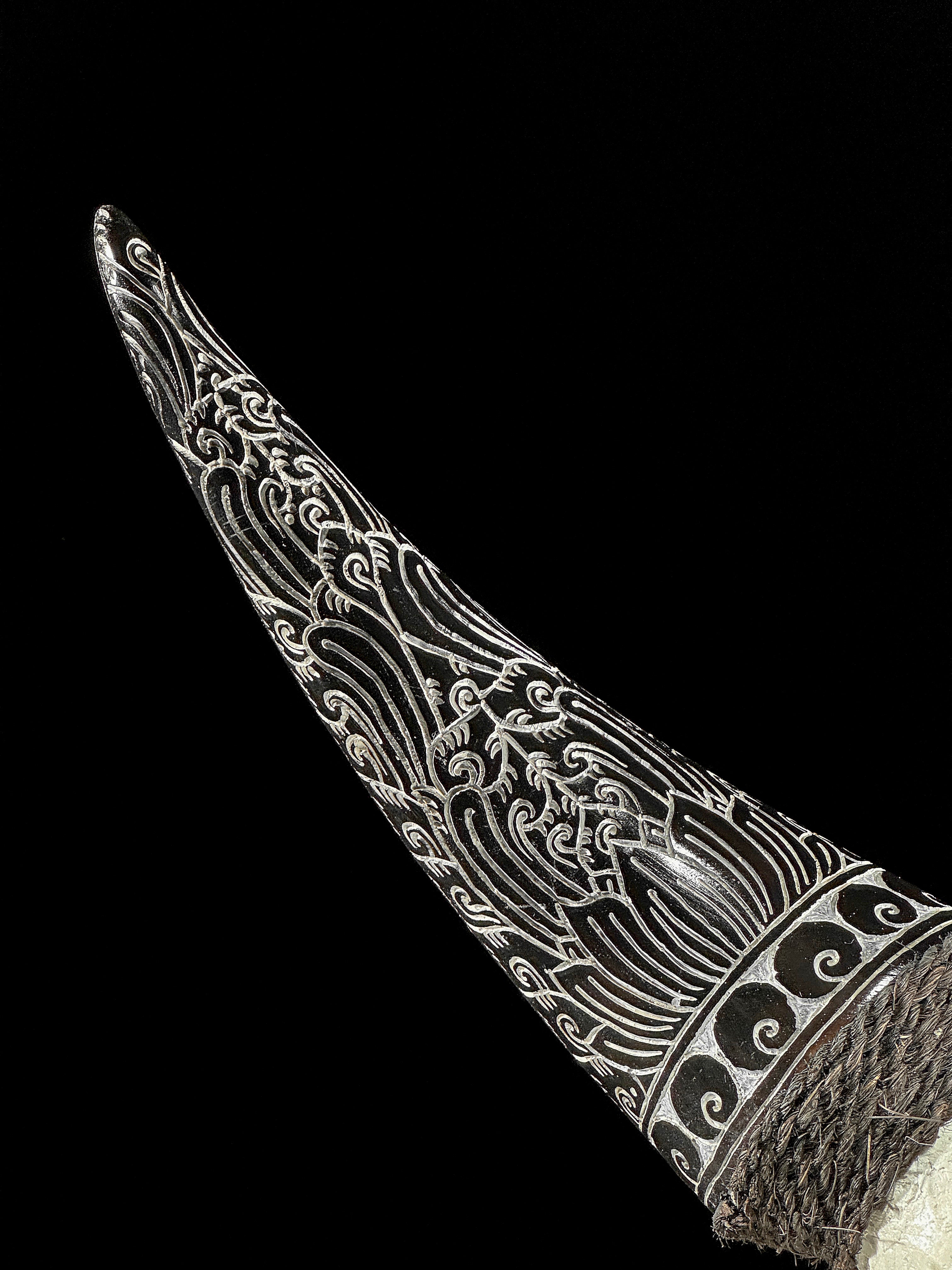 Fully carved cow skulls with Small Lotus Carving Skull,A/179