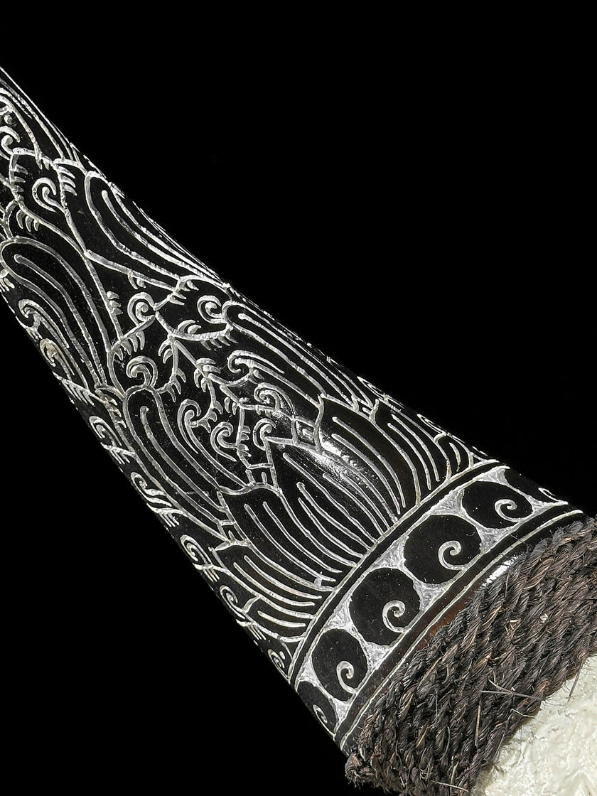 Fully carved cow skulls with Small Lotus Carving Skull,A/179