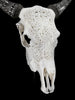 Fully carved cow skulls with Small Lotus Carving Skull,A/179