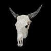 Fully carved cow skulls with Small Lotus Carving Skull,A/179