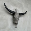 Buffalo Carved Floral - Skull,A/053